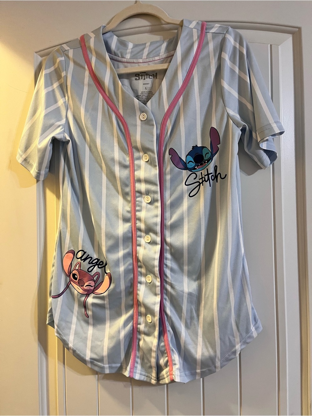 Hybrid Apparel White Stitch Graphic Tee